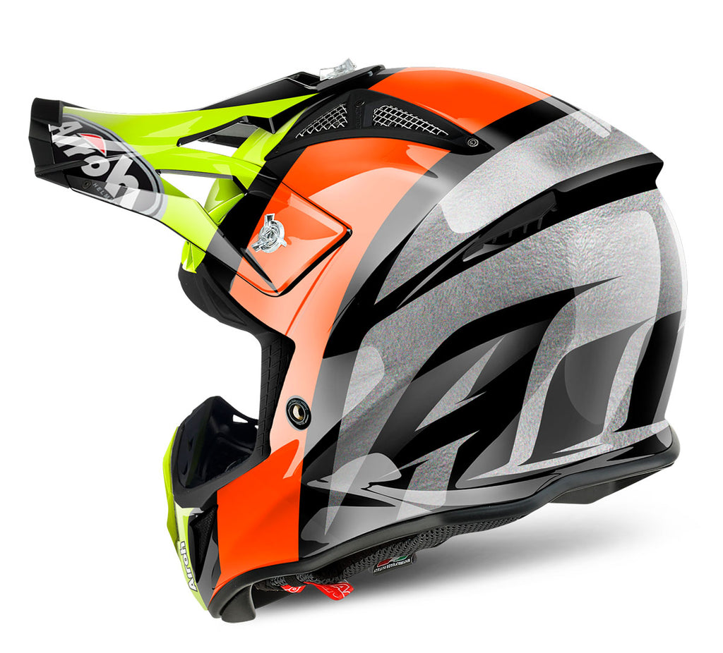 Airoh Aviator 2.2 Revolve Motorcycle Helmet - Orange