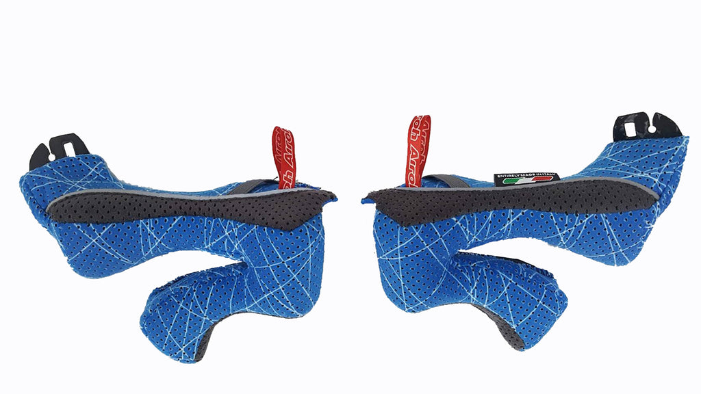 Airoh Cheek Pads Aviator 2.2 Blue/White