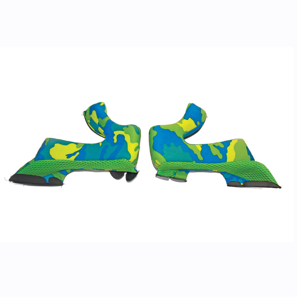 Airoh Cheek Pads Twist Yellow/Blue