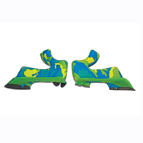 Airoh Cheek Pads Twist Yellow/Blue