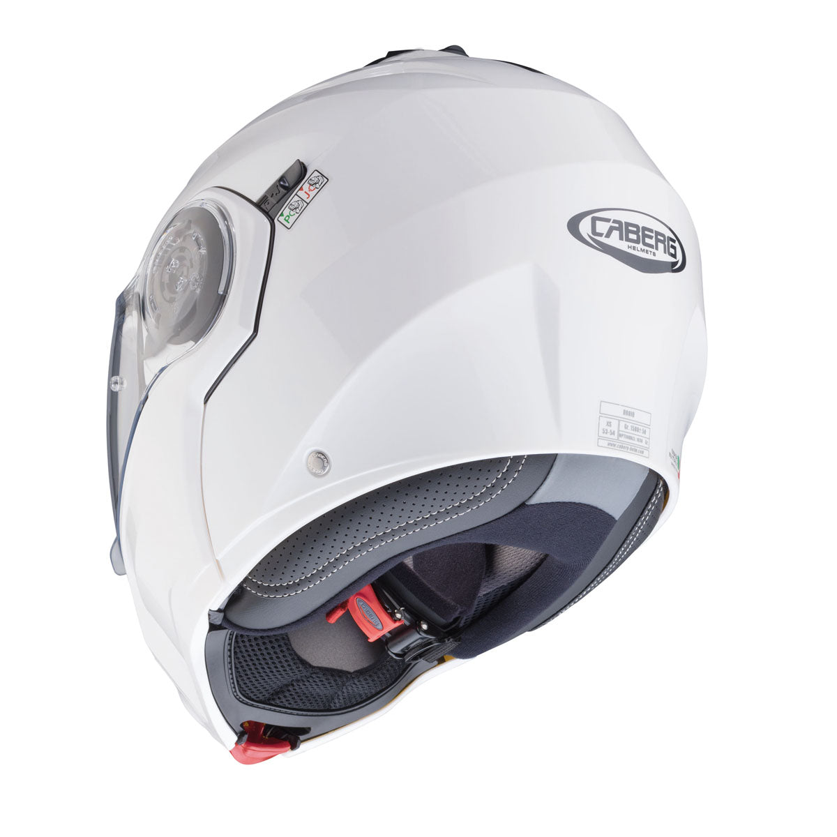 Caberg Droid Metal White Flip Up Helmet