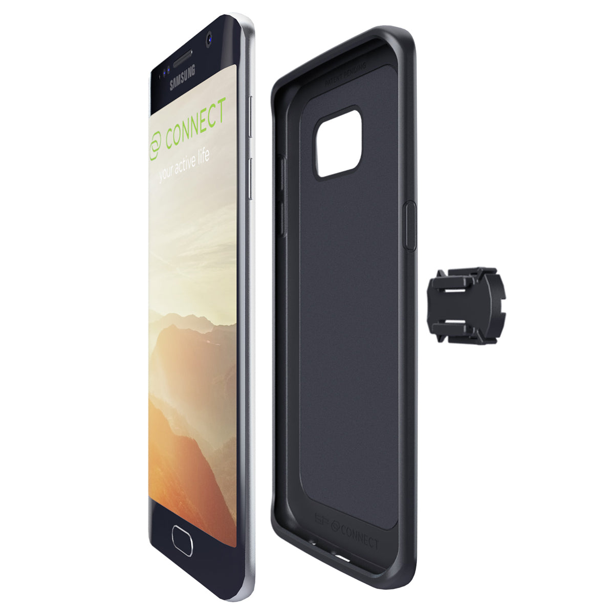 SP Connect 53186 Phone Case Set Black Samsung S7 Edge