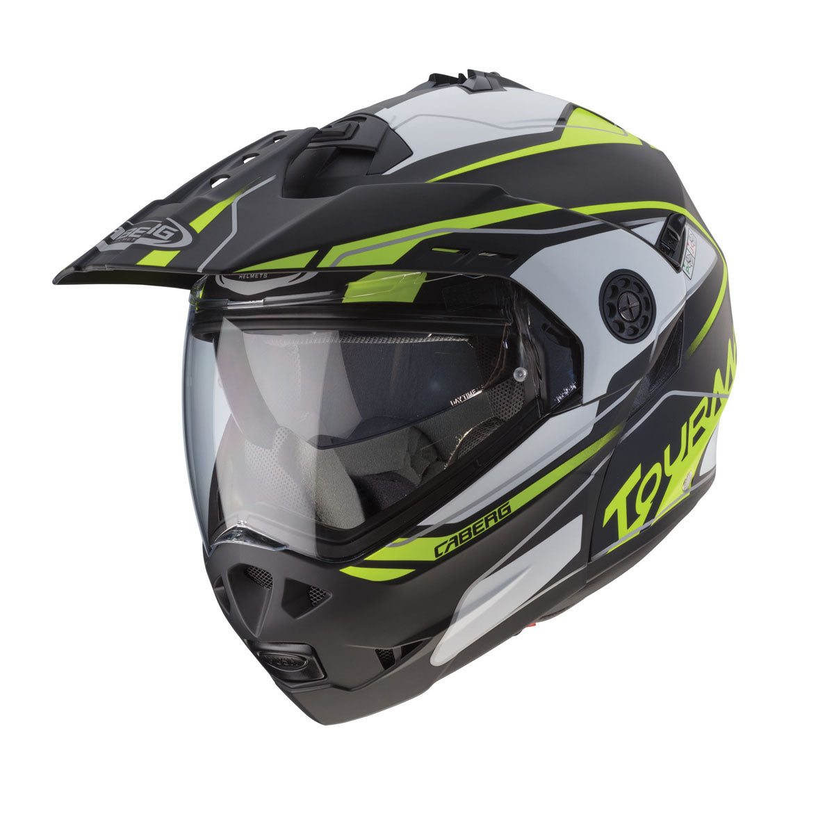 Caberg Tourmax Marathon Matt Black/White/Yellow/Fluo Helmet