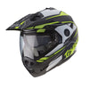 Caberg Tourmax Marathon Motorcycle Helmet - Matt Black/Wht/Yell Flo