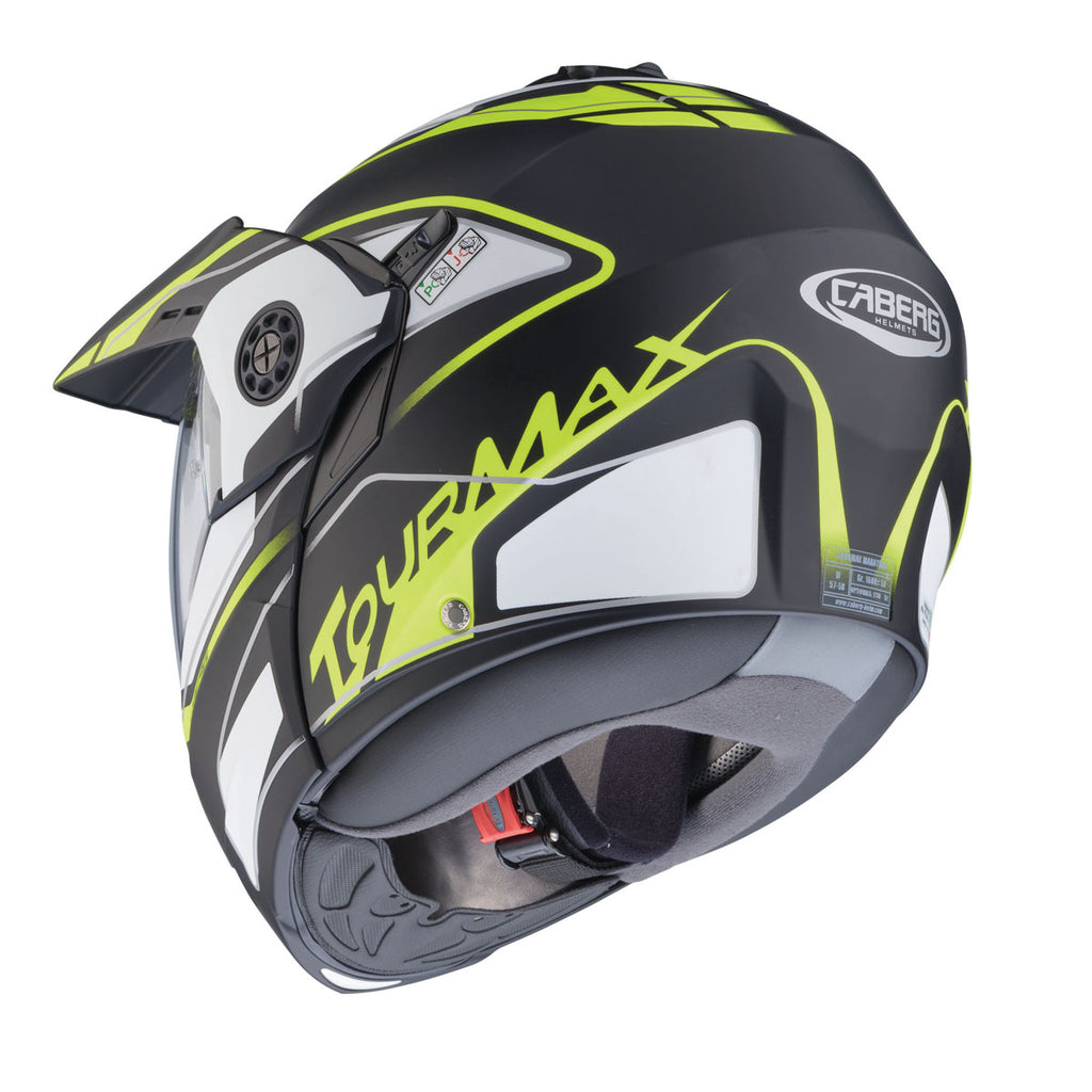 Caberg Tourmax Marathon Matt Black/White/Yellow/Fluo Helmet