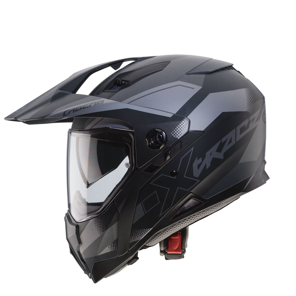 Caberg X-Trace Spark Motorcycle Helmet - Matt Blk/Anth/Silver