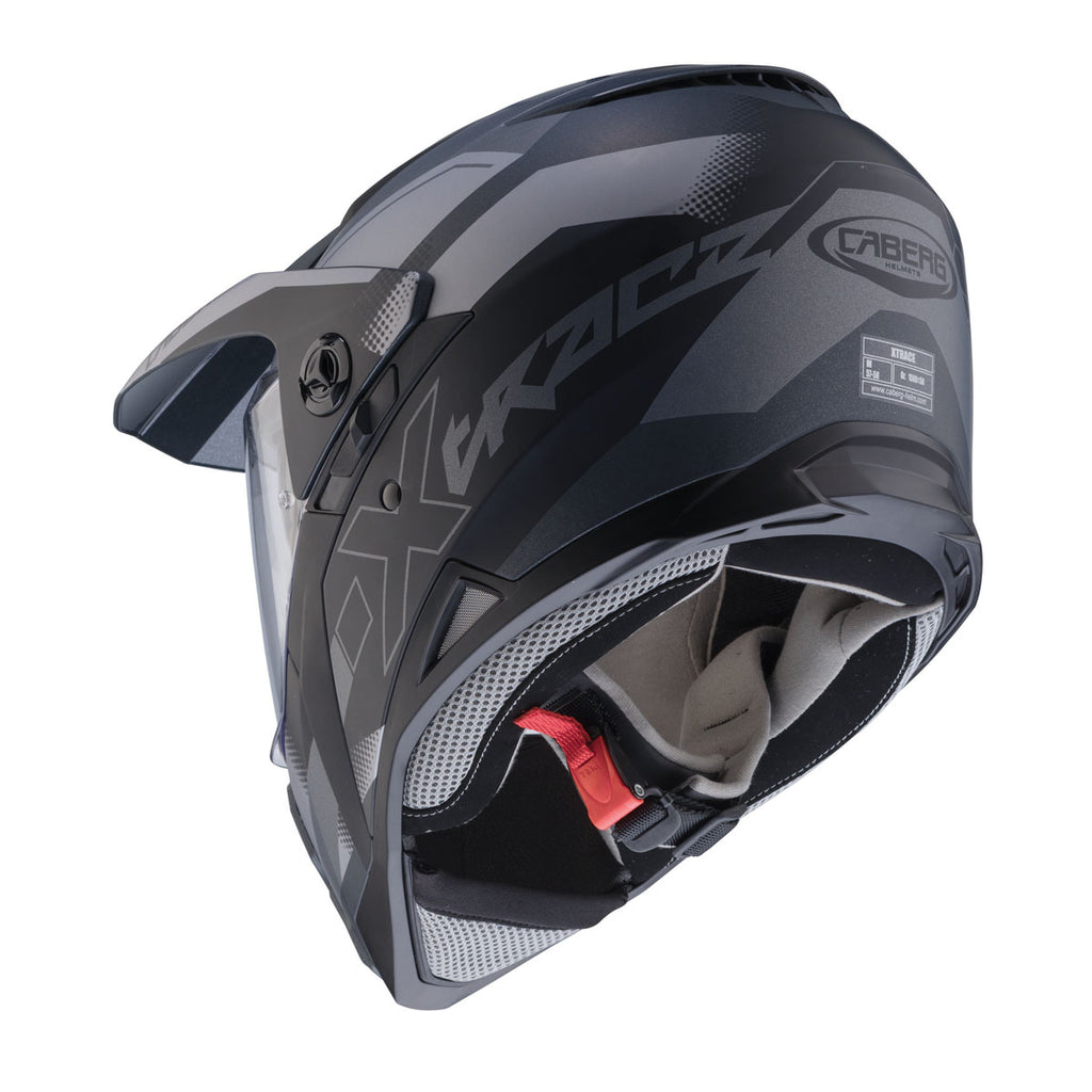 Caberg X-Trace Spark Motorcycle Helmet - Matt Blk/Anth/Silver