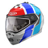 Caberg Duke II Impact Motorcycle Helmet - White/Blue/Blue/Red