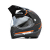 Spada Intrepid Delta Matt Black/Orange Helmet