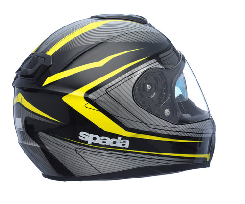 Spada SP16 Monarch Black/Yellow Helmet