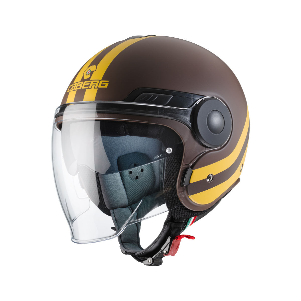 Caberg Uptown Chrono Brown/Mustard Yellow Helmet