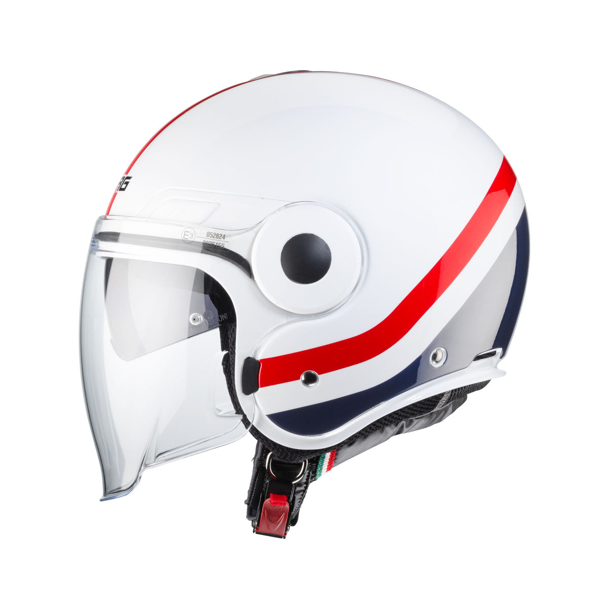 Caberg Uptown Chrono White/Red/Blue Helmet