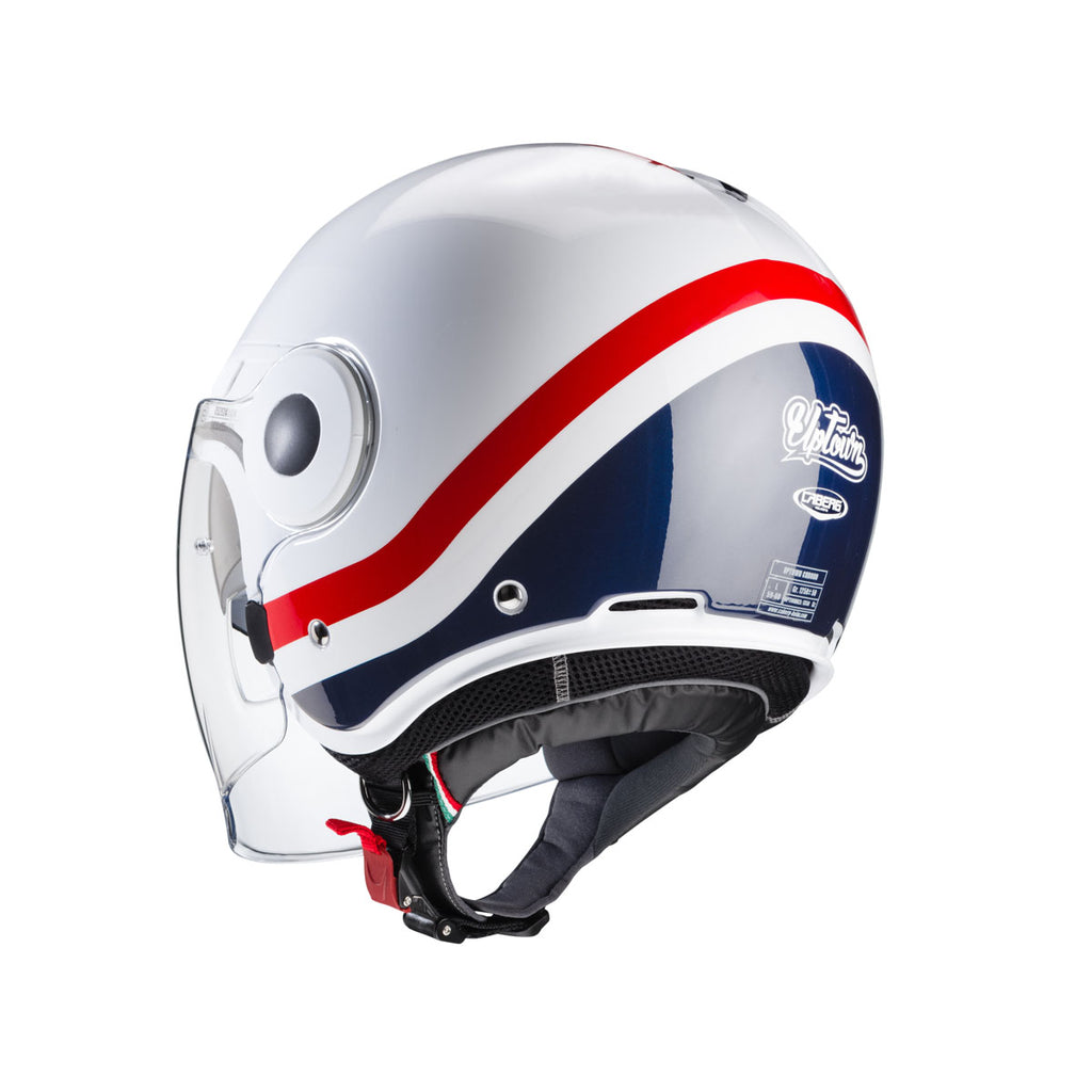 Caberg Uptown Chrono White/Red/Blue Helmet