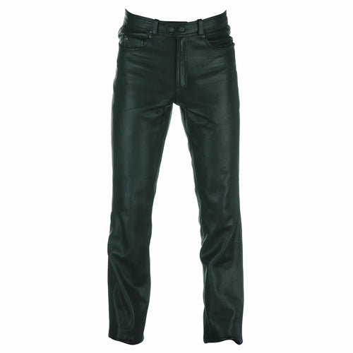 Spada Leather Trousers Western Black