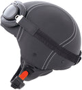 Caberg Jet Century Black Leather Helmet