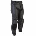 black leather motorcycle trousers for men