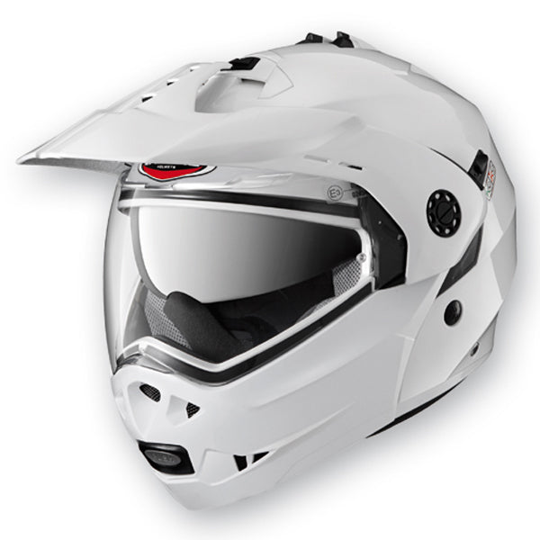 Caberg Tourmax Motorcycle Helmet - Metal White