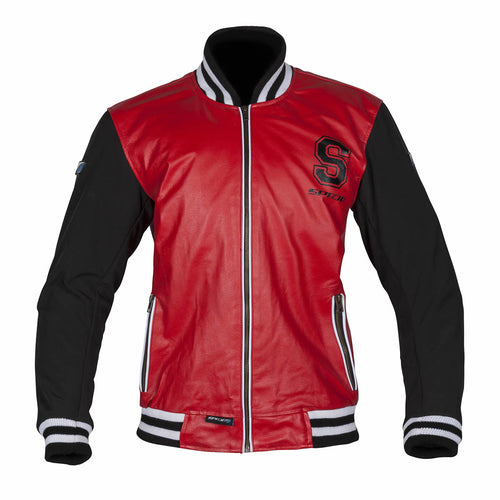 Spada Leather Jackets Campus Red/Black