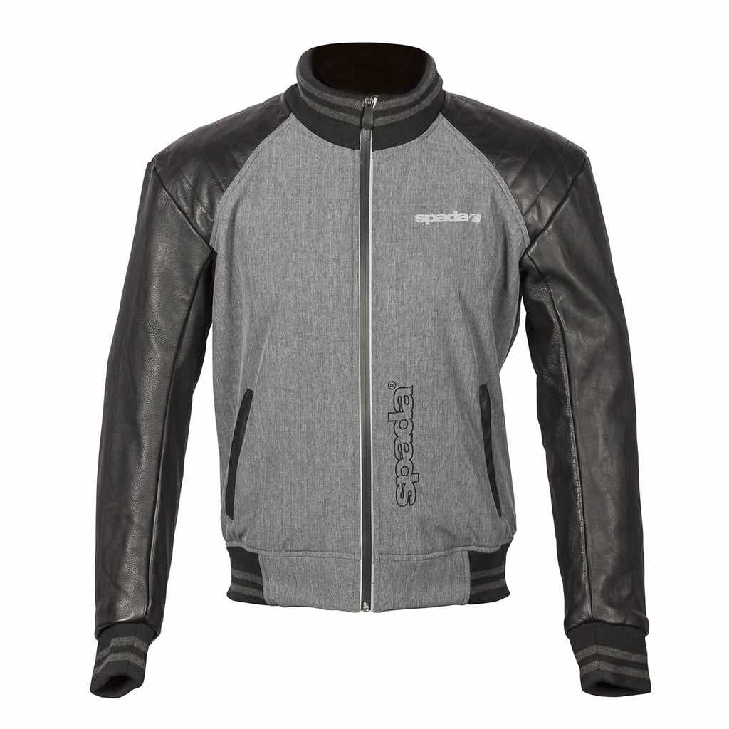 Spada Campus Yale Textile  Motorcycle Jacket  - Black/Grey