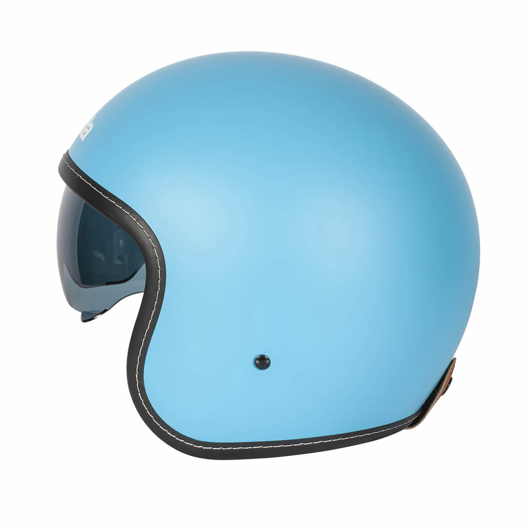 Spada Open Face Motorcycle Helmet Raze Matt Blue