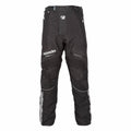 front of black short leg motorcycle trousers for women