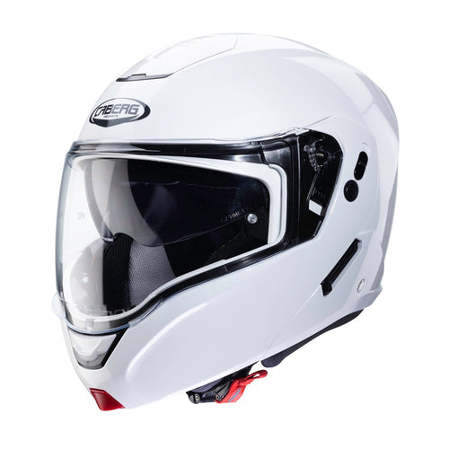 Caberg Horus White Flip Up Motorcycle Helmet