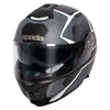 Spada Orion Motorcycle Helmet Matt Slate Black/White/Silver