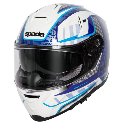 Spada SP1 Raptor White/Blue Helmet