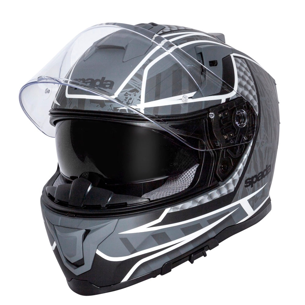 Spada SP1 Raptor Matt Black/Grey Helmet