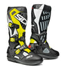 Sidi Atojo SRS Motorcycle Boots - White/Black/Yellow Flo CE