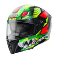 Caberg Avalon Giga Matt Black, Yellow Fluo and Red Fluo Motorbike Helmet