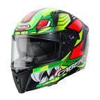 Caberg Avalon Giga Matt Black, Yellow Fluo and Red Fluo Motorbike Helmet