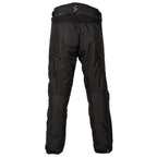 Black motorcycle pants on a white background