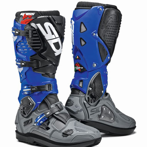 Sidi Crossfire 3 SRS motocross Boots MX CE Grey/Blue/Black Enduro