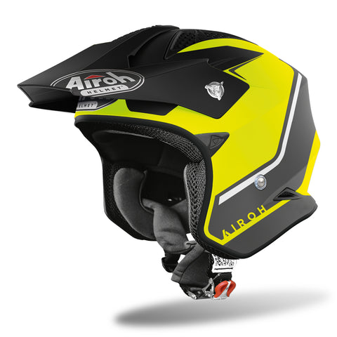 Airoh TRR S Keen Motorcycle Helmet - Yellow Matt