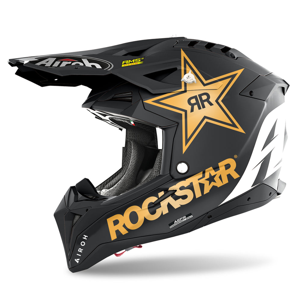 Airoh Aviator 3 Rockstar Motorcycle Helmet -  22