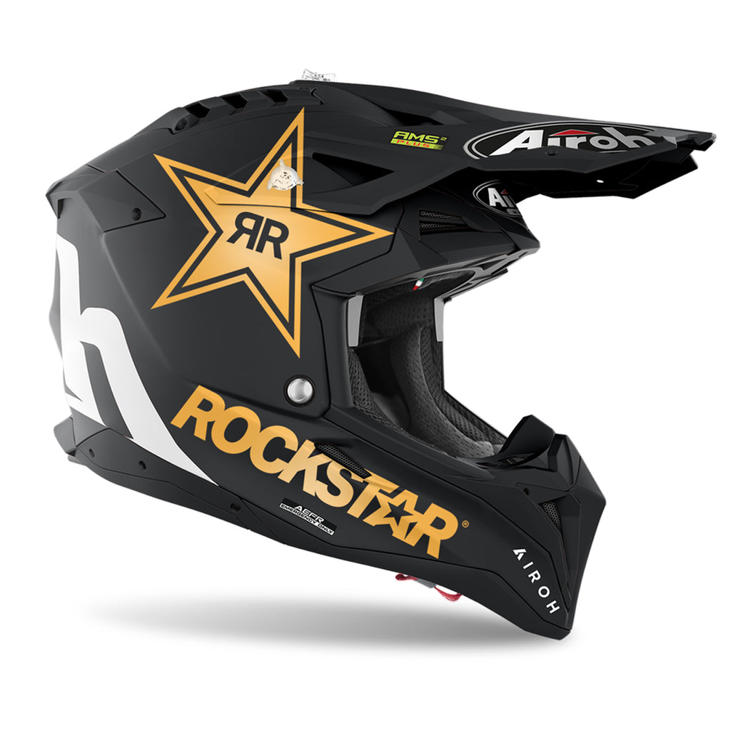 Airoh Aviator 3 Rockstar Motorcycle Helmet -  22