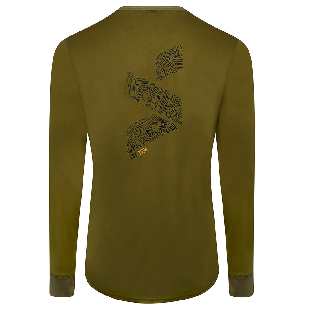 Spada MTB Topo Thermo Long Sleeve Jersey Olive