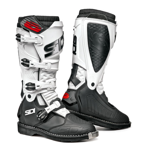 Sidi X-Power CE Motorcycle Boots - Black & White