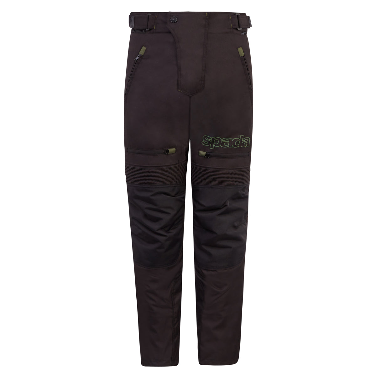 black spada tucson v3 regular length black waterproof trousers for men