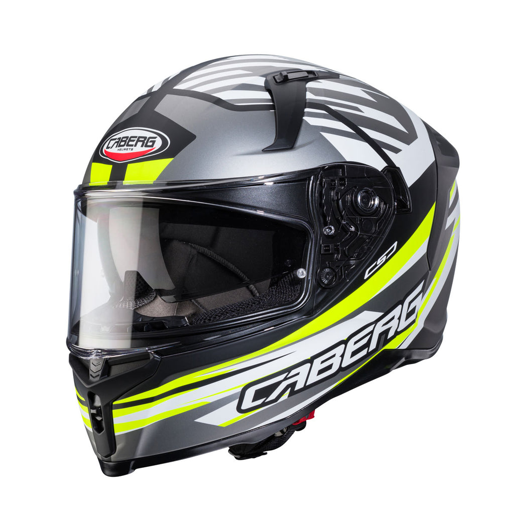 Caberg Avalon X Kira Matt Black/Grey/Yellow Helmet