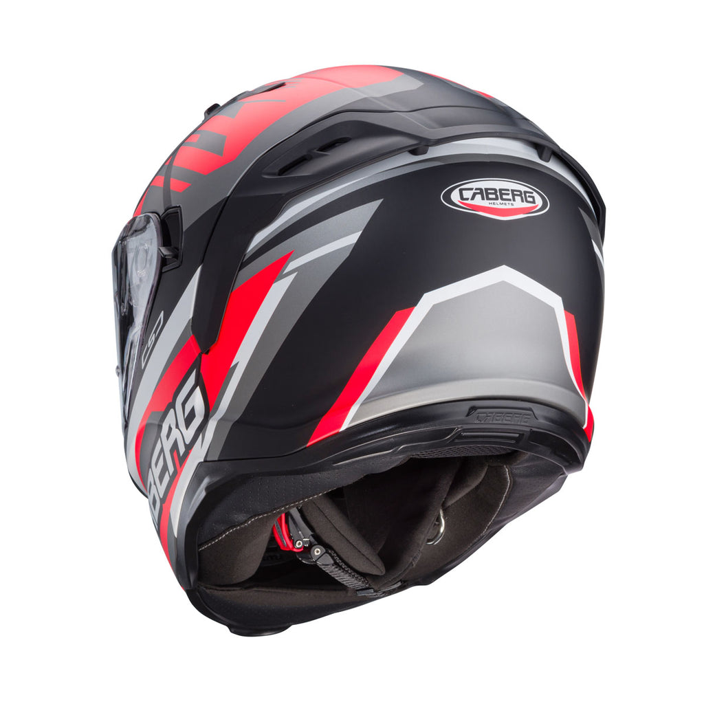 Caberg Avalon X Kira Matt Black/Grey/Red Full Face Motorcycle Helmet Helmet