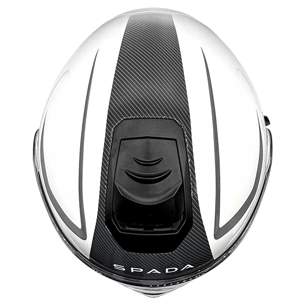 Spada Orion 2 Element Motorcycle Helmet White/Grey/Red