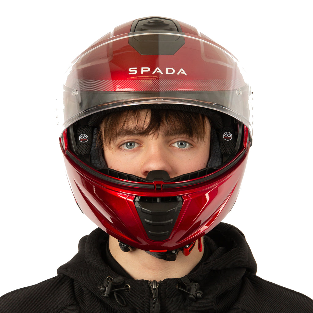 Spada Orion 2 Allure Motorcycle Helmet Red/Blue