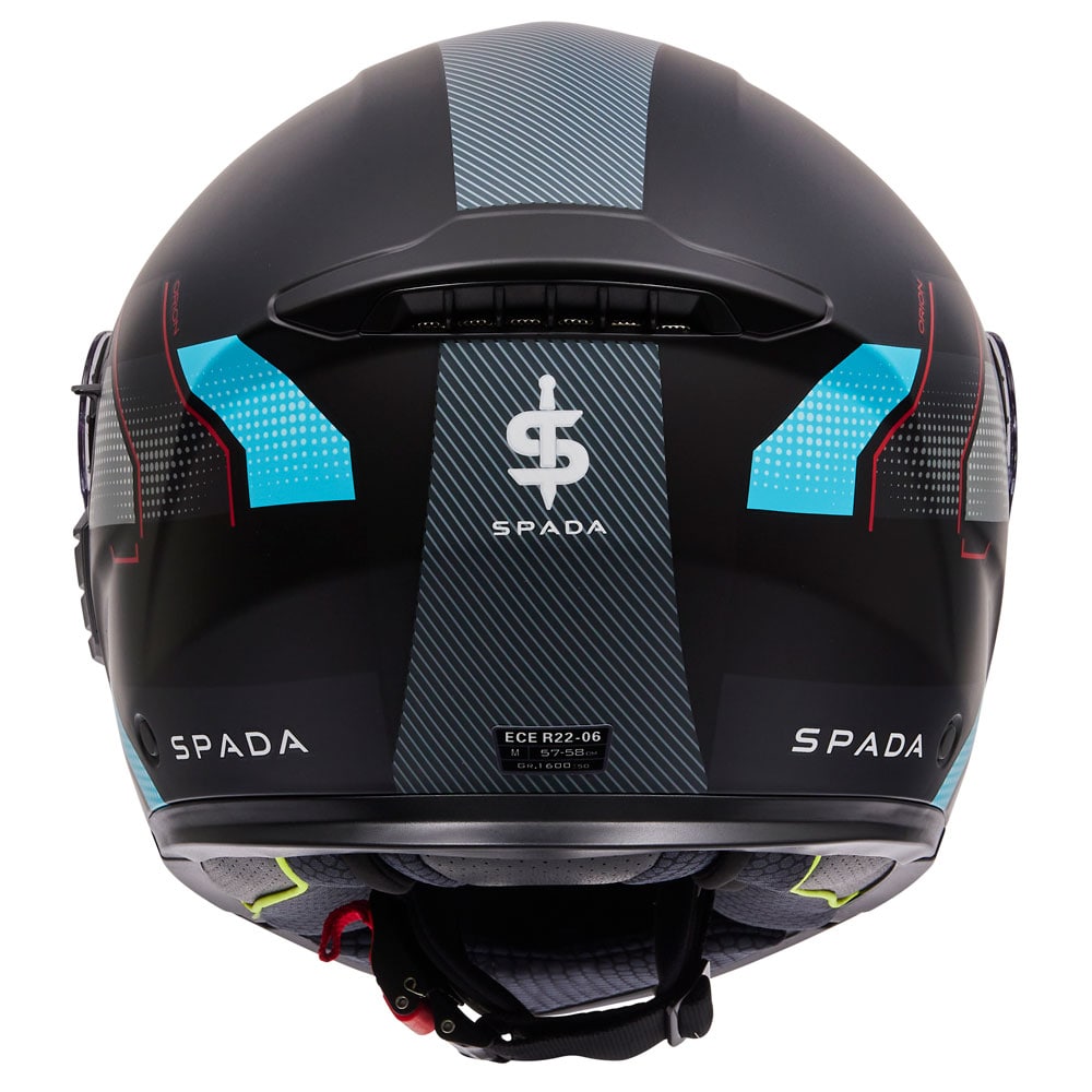 Spada Orion 2 Element Motorcycle Helmet Black/Grey/Red/Blue