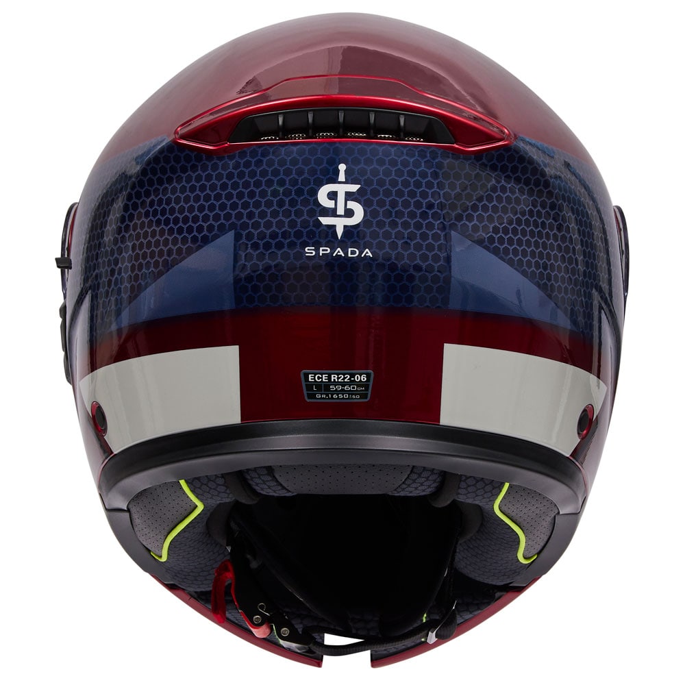 Spada Orion 2 Allure Motorcycle Helmet Red/Blue
