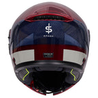 Spada Orion 2 Allure Motorcycle Helmet Red/Blue
