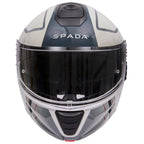 Spada Orion 2 Element Motorcycle Helmet White/Grey/Red