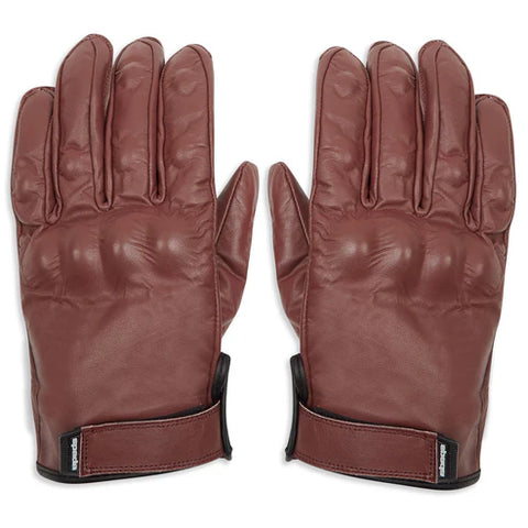 Spada Wyatt Winter CE WP Leather Gloves Oxblood