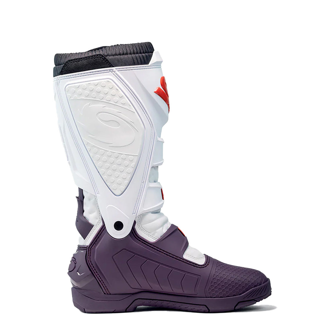 Sidi X-Power SC White & Wine Motorcycle Boots